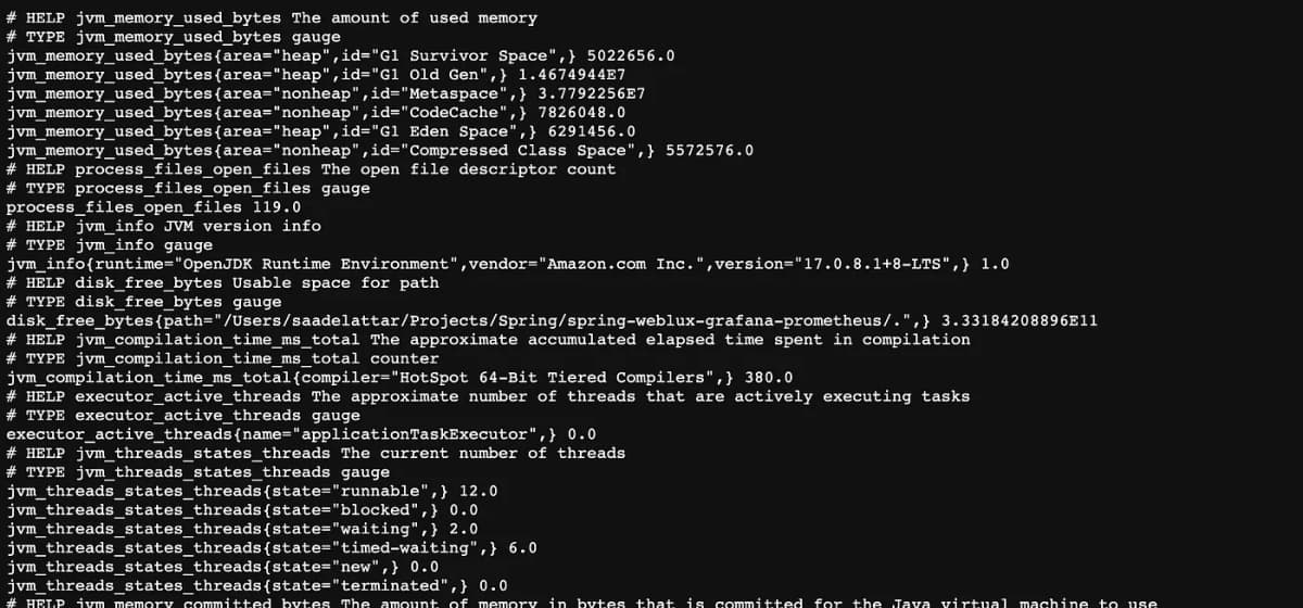 SpringPrometheusGrafana