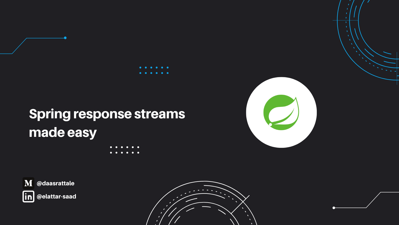 Spring streaming response made easy